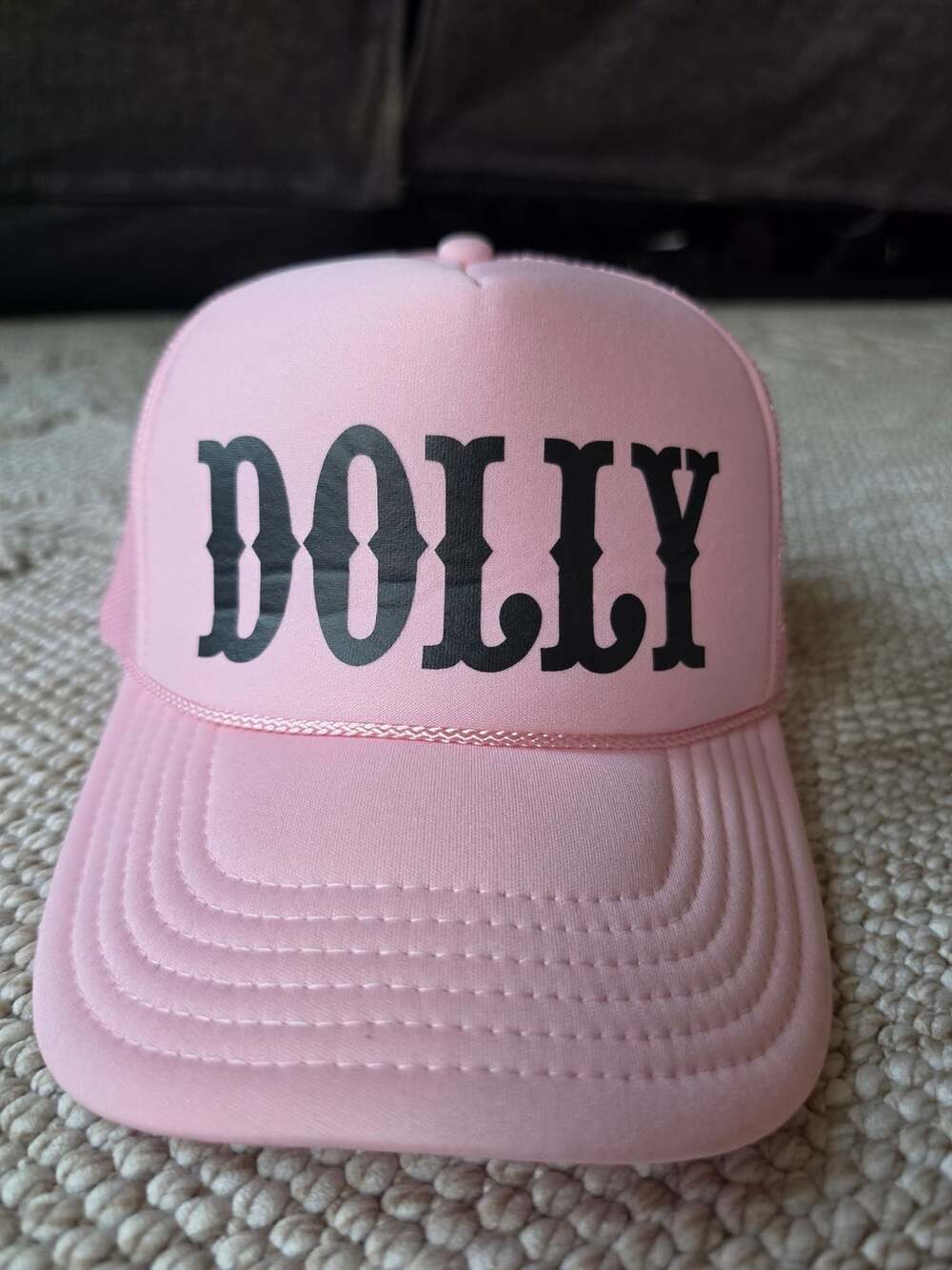 Otto Dolly Pink Trucker Hat One Size Fits Most Snapback Cap